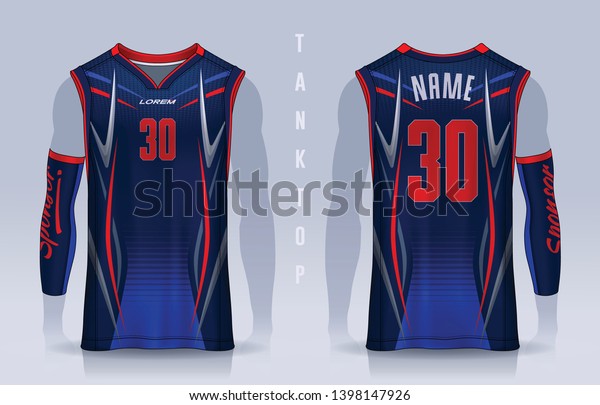 Download Basketball Tank Top Design Template Sport Stock Vector ...