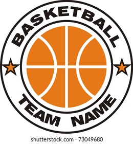 Basketball team logo