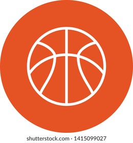 Basketball Team Sport Outline Icon
