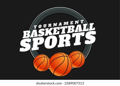 basketball tournament championship background play and win vector