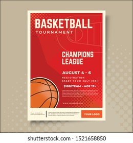 Basketball Tournament Posters , Modern Sports Posters Design . Illustration Vector Is Suitable
 For Social Media , Banner , Poster , Flyer And Related With Basketball