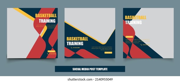 Basketball tournament for social media post
