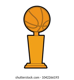 Basketball trophy cup