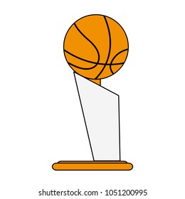 Basketball trophy cup