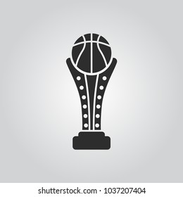 Basketball trophy icon
