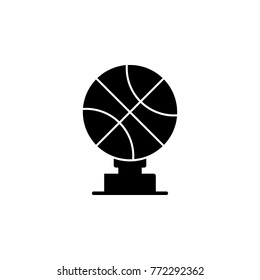 Basketball Trophy icon. The sign of win Icon. Premium quality graphic design. Signs, symbols collection, simple icon for websites, web design, mobile app on white background