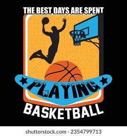 basketball tshart design vector art