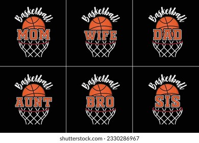 Basketball T-shirt Bundle, Basketball Shirt Bundle, Basketball Tee, Sports T-shirt Bundle, Sports Shirt, Sports Tee