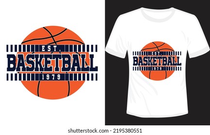 Illusración vectorial de diseño de camisetas de baloncesto