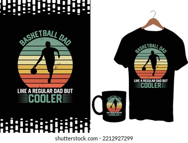 Basketball T-Shirt Design. Basketball eye-catching t-shirt design.