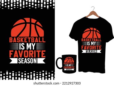 Basketball T-Shirt Design. Basketball eye-catching t-shirt design.