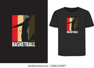 Basketball T-Shirt Design. Basketball eye-catching t-shirt design  High-Quality T-Shirt Bundle