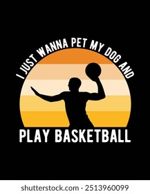 basketball T-SHIRT DESIGN. PRINT TEMPLATE.TYPOGRAPHY VECTOR ILLUSTRATION.