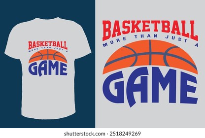 Basketball T-Shirt Design and Retro