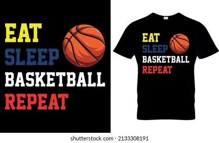 Basketball T-shirt Design Template - Sport Lover T shirt Design - Basketball Svg