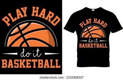 Basketball T-shirt Design Template - Sport Lover T shirt Design - Basketball Svg