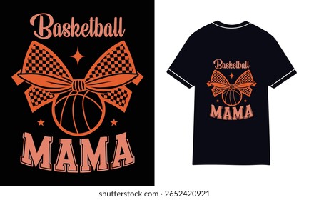 Basketball T-Shirt Design Vector featuring dynamic illustrations perfect for print-on-demand, streetwear, and sports merchandise. Includes slam dunk action, player silhouettes, vintage and retro.