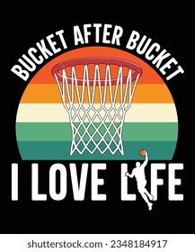Basketball t-shirt, Basketball lover t-shirt, Basketball vibes t-shirt
