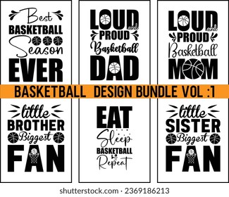 Basketball  typography t shirt Design Bundle Vol 1,Basketball T-Shirt Design Bundle, Basketball Quotes,Basketball typography t shirt Design Bundle,Basketball Cut Files Bundle