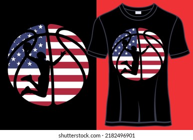 Basketball Typography T Shirt designs with editable vector graphic