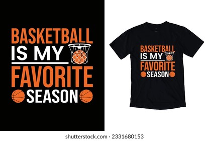 Basketball typography vector t-shirt design, Sports t-shirt design, Basketball t-shirt design for print
