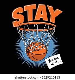 Basketball typography vector t-shirt design, Sports t-shirt design, Basketball t-shirt design for print