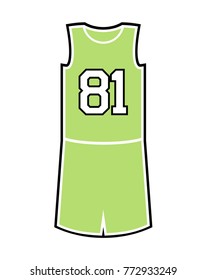 Basketball uniform design