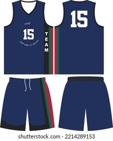 Basketball uniform design template. Abstract pattern background for basketball uniform, basketball sublimation, bicycle, e-sport, basketball, soccer, Fabric pattern, Sport background, Vector