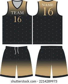 Basketball uniform design template. Abstract pattern background for basketball uniform, basketball sublimation, bicycle, e-sport, basketball, soccer, Fabric pattern, Sport background, Vector