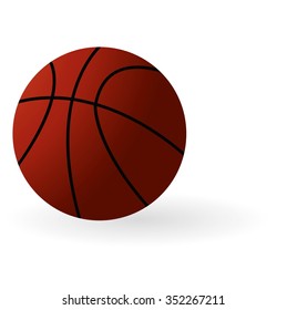 Basketball vector.