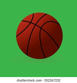 Basketball vector.