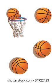 basketball. vector