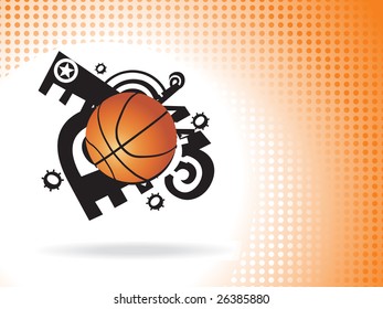 basketball vector background