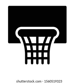 basketball vector glyph flat icon 