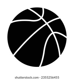Basketball Vector Glyph Icon For Personal And Commercial Use.
