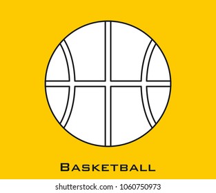 Basketball vector icon