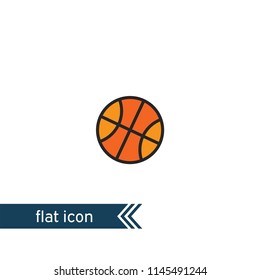 Basketball vector icon