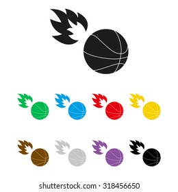basketball - vector icon