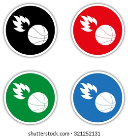 basketball - vector icon