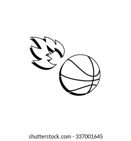 basketball - vector icon