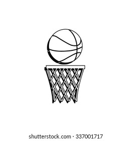 basketball - vector icon