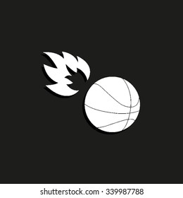 basketball - vector icon