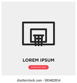 Basketball vector icon