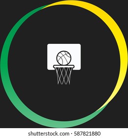 Basketball vector  icon