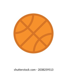 Icono vectorial del baloncesto para aplicaciones y sitios web