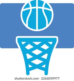 Icono vectorial del baloncesto. Se puede usar para imprimir, móviles y aplicaciones web.
