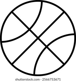Basketball vector icon. Can be used for printing, mobile and web applications.
