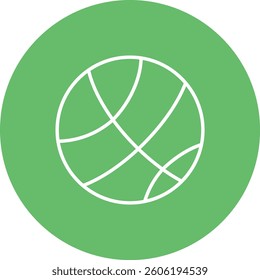 Basketball vector icon. Can be used for printing, mobile and web applications.