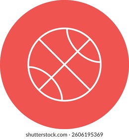 Basketball vector icon. Can be used for printing, mobile and web applications.