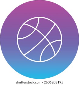Basketball vector icon. Can be used for printing, mobile and web applications.